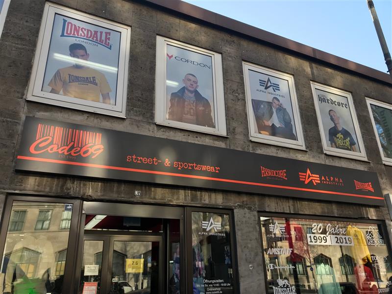 Geschäft Code 69 Essen