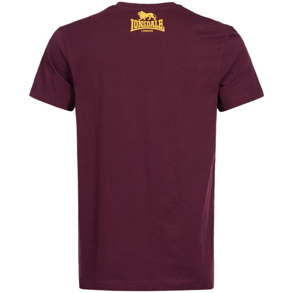 LONSDALE T-Shirt "Logo" | Vint. Oxblood – Bild 2