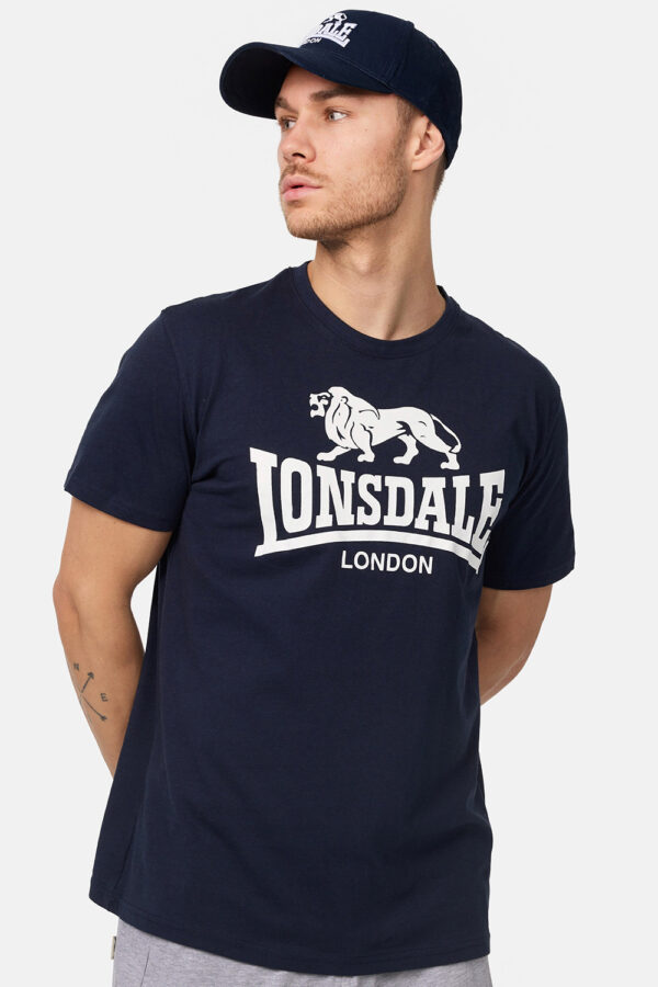 LONSDALE T-Shirt "Logo" | Navy Blue – Bild 4