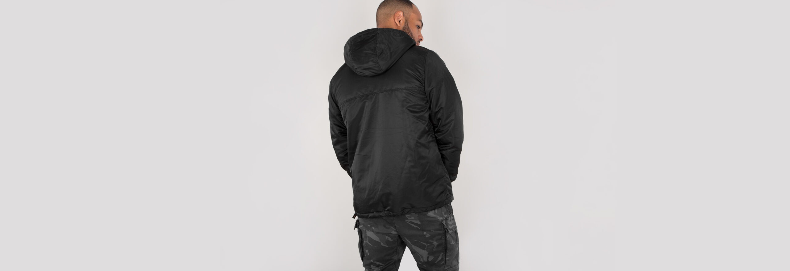 ALPHA Anorak sportswear street- & HPO | 69 - INDUSTRIES Black Code