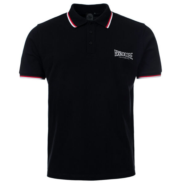 100% HARDCORE Polo shirt the brand schwarz