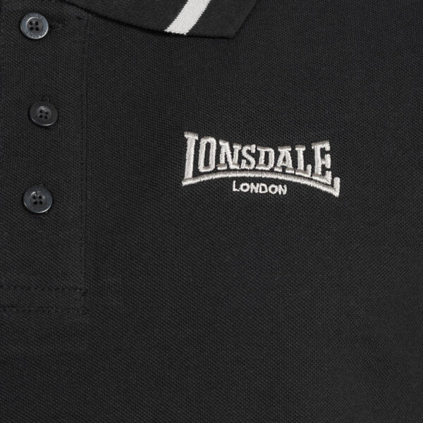 LONSDALE Poloshirt "Causton" | Black – Bild 8
