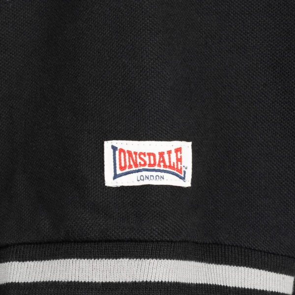 LONSDALE Poloshirt "Causton" | Black – Bild 7