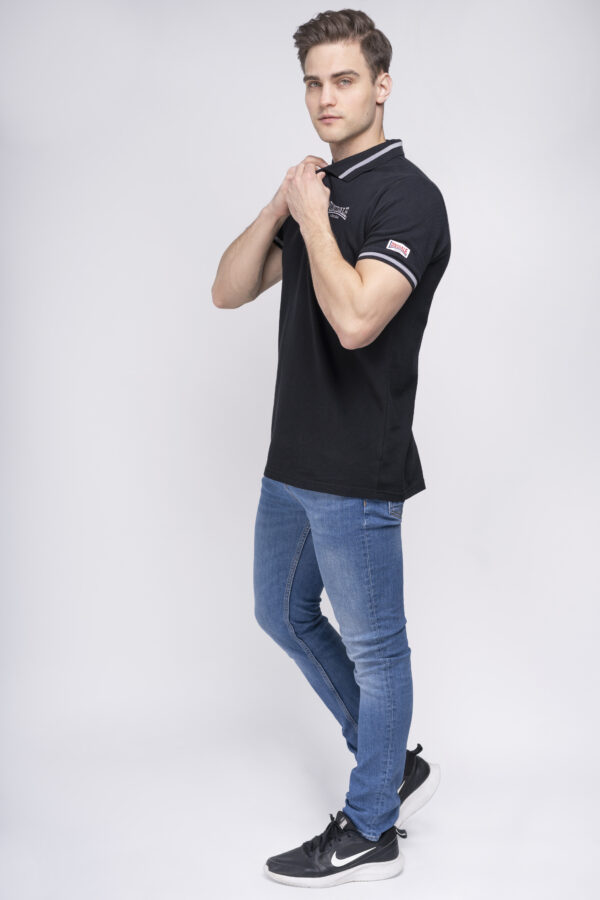 LONSDALE Poloshirt "Causton" | Black – Bild 3