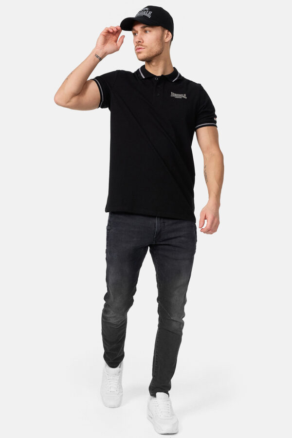 LONSDALE Poloshirt "Causton" | Black – Bild 10