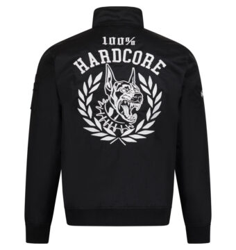 100% HARDCORE Harrington Jacke Millenium Dog Rückseite