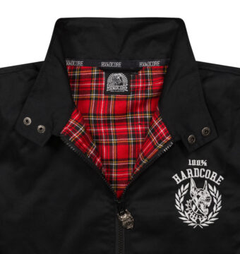 100% HARDCORE Harrington Jacke Millenium Dog Detail