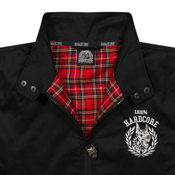 100% HARDCORE Harrington Jacke Millenium Dog Detail