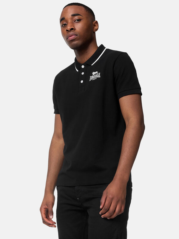 LONSDALE Poloshirt "Ballygalley" | Black – Bild 2
