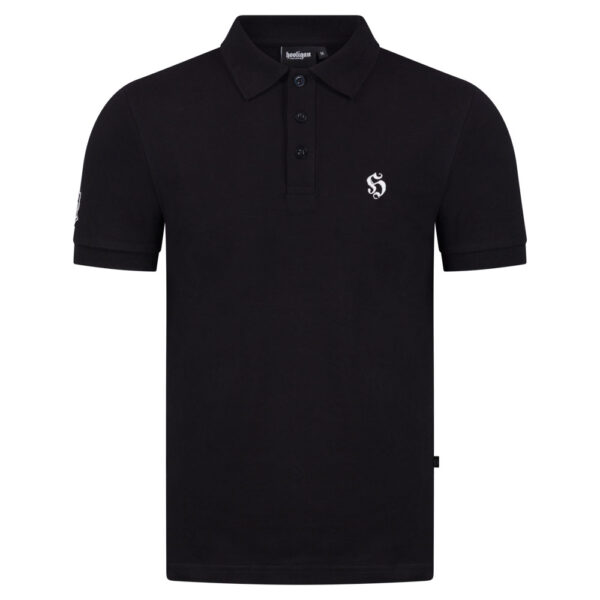HOOLIGAN Polo Shirt "Essential" | Black