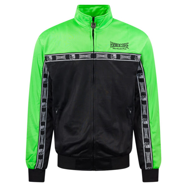 100% HARDCORE Trainingsjacke "Essential" | Green – Bild 2